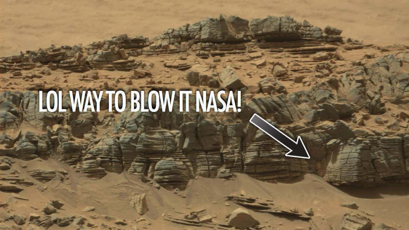 Illustration for article titled NASA Totally Found an Alien Crab on Mars and Didn't Tell Anybody
